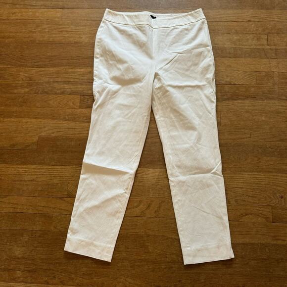 Talbots white Chatham Ankle pants size 12
 b22 - Picture 1 of 5